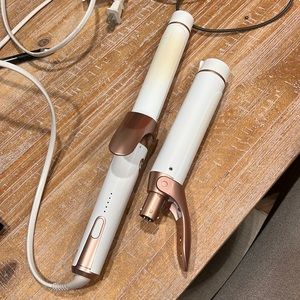 T3 curling iron with adjustable barrel, 2 sizes included!